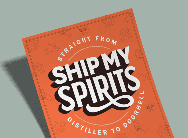 a post with the Ship My Spirits logo